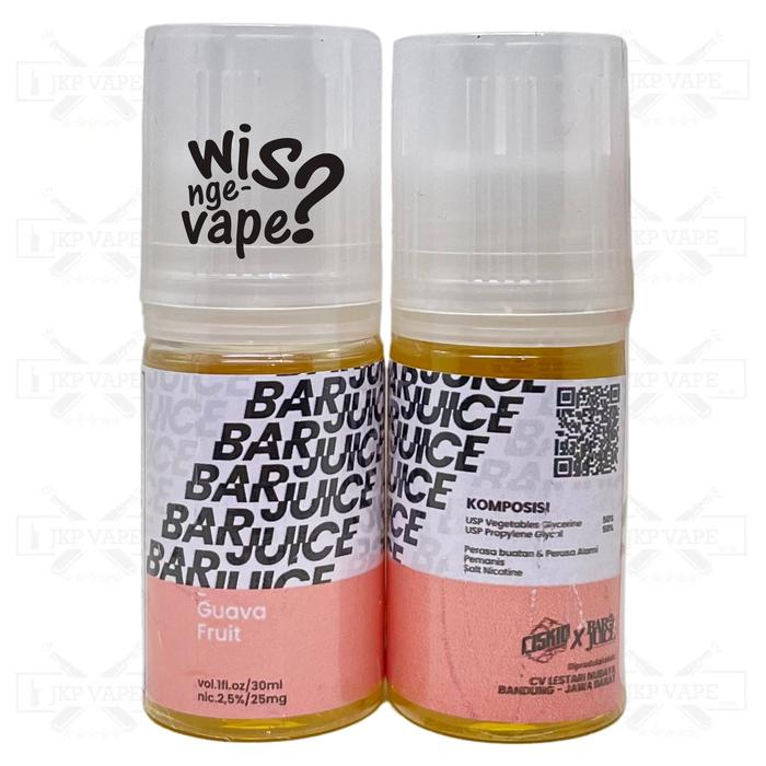 Gambar Barjuice Saltnic 30ml 25mg - Bar Juice Liquid Salt By BandungRaya.JTW - Guava dari JKP Vape Jatiwarna undefined Tokopedia