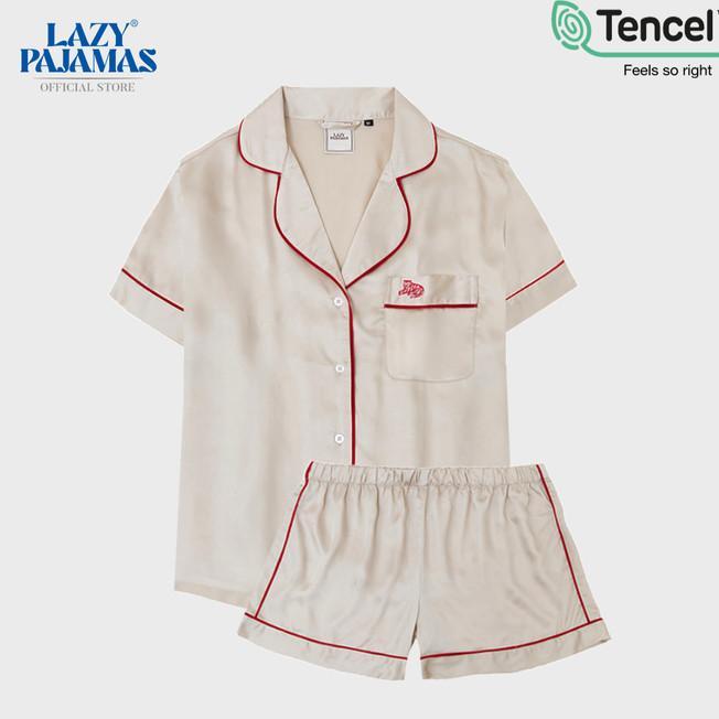 Gambar Tencel Silk Pajamas - Light Almond Termurah Ready Terbaik - M dari BatriderShops undefined Tokopedia