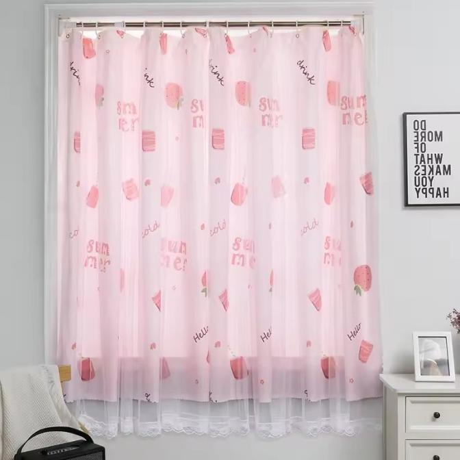 Gambar Tirai Gorden Tempel Hordeng Tanpa Paku / Jendela Pintu Tanpa Bor - Motif F, 1x1,5M dari PT INDO CARPENTRY undefined Tokopedia