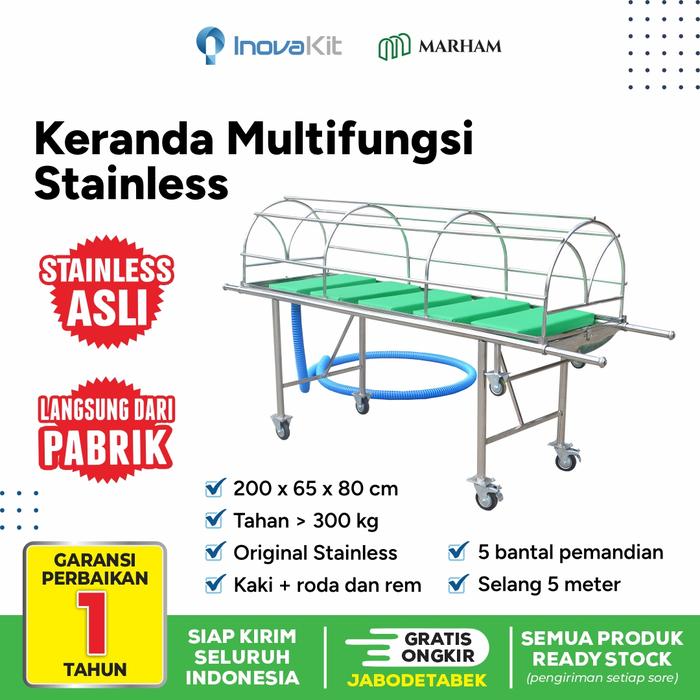Gambar Keranda Mayat Multifungsi | Keranda Jenazah 2 in 1 Stainless – Gratis Kain Penutup dari Inovakit.id undefined Tokopedia