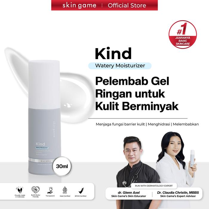 Gambar Skin Game Kind Watery Moisturizer - Pelembab Wajah (Skin Barrier) - 30ml dari Skin Game undefined Tokopedia
