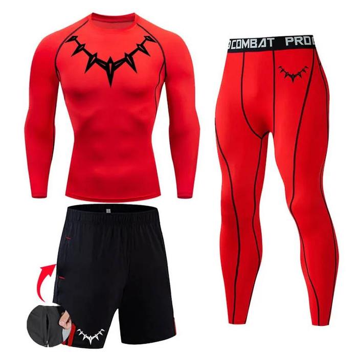 Jual Compression Sportswear Mens Long Sleeve Shirt Fitness