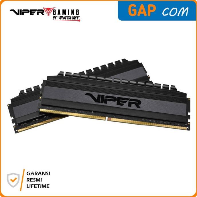 Gambar RAM Patriot Viper 4 Blackout DDR4 8GB/16GB 3000/3200/3600MHz Dual Kit terlaris - 16GB 3600MHz dari crotgaming undefined Tokopedia