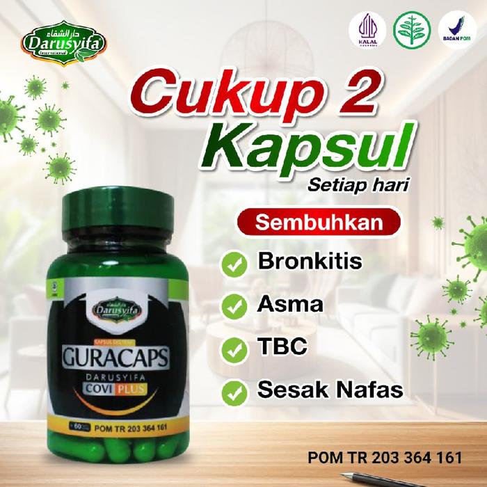 Gambar Gurahcaps Fluba Herbal untuk Flu dan Batuk  kapsul gurah dari Dehace Jakarta undefined Tokopedia