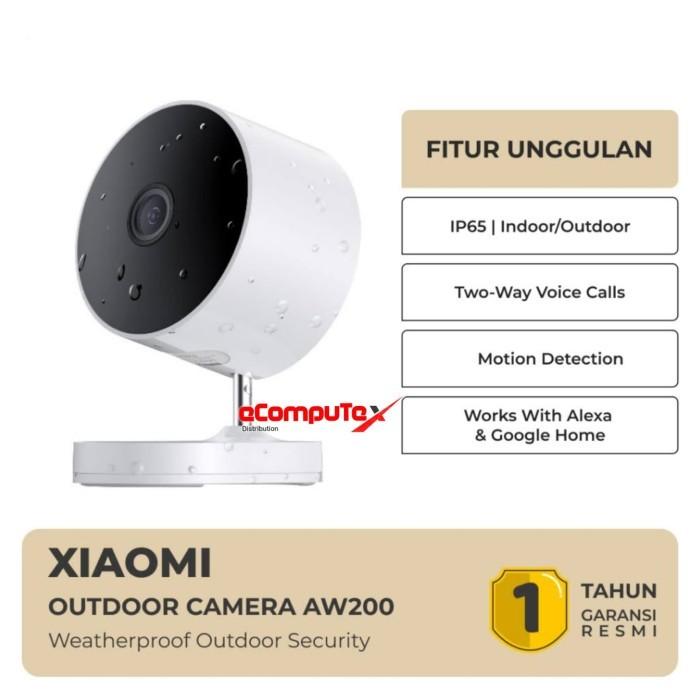 Gambar Xiaomi Camera CCTV AW300 AW 300 Outdoor Kamera AW200 AW 200Water proof Luar Ruang Resmi - AW200 dari eCompuTex Distribusi undefined Tokopedia