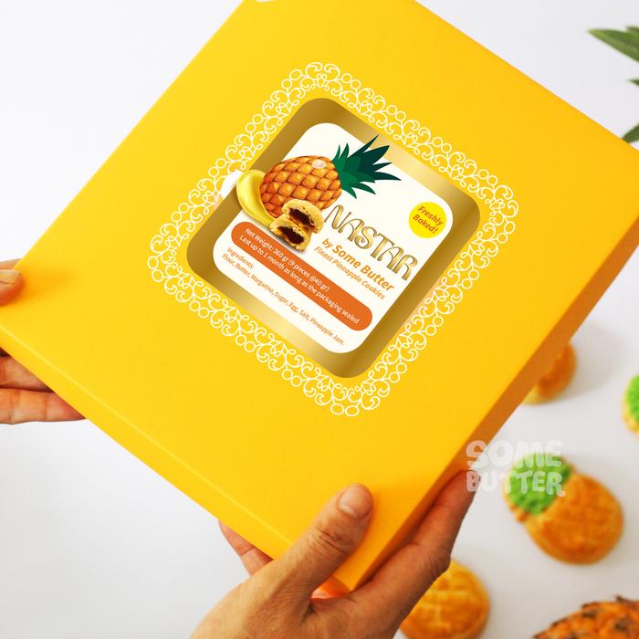 Gambar NASTAR WISMAN PREMIUM TAIWAN JUMBO (9pcs) by SOME BUTTER | KUE LEBARAN - TANPA PITA dari Some butter undefined Tokopedia
