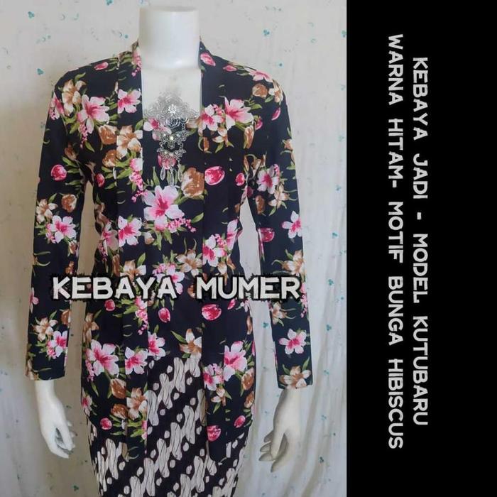 Gambar TERLARIS Kebaya Kutubaru. Kebaya Bunga. Kebaya Jadul. Kebaya Floral. Floral. Kebaya Kutubaru Floral - Flower Hibiscus, S dari ROYAL VELVETT undefined Tokopedia