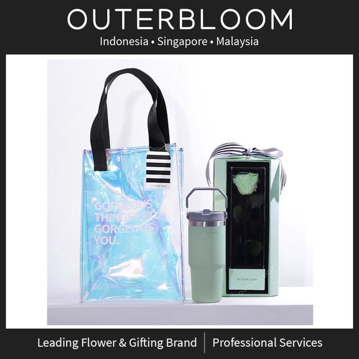 Gambar Outerbloom Valentine Hampers - Forever Love Hampers - Mint Oasis  dari Outerbloom Kota Administrasi Jakarta Selatan Tokopedia