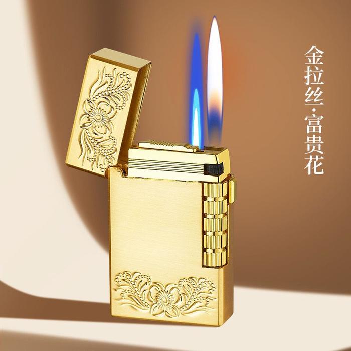 Gambar Korek Dupont 2 Api 4297 Mancis Gas Api Lilin dan Las Motif Ukir Unik - Gold Bunga dari IGNTION LIGHTER undefined Tokopedia