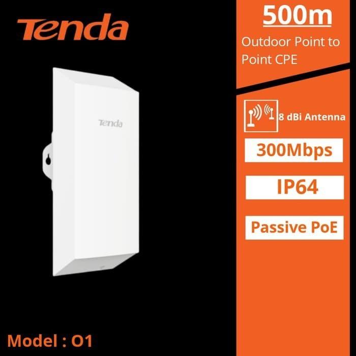 Gambar TENDA O1 500m 2.4GHz Outdoor Point To Point TENDA 01 Wireless Router dari contecjaya undefined Tokopedia