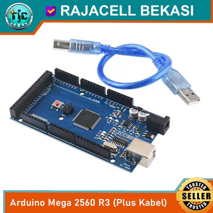 Jual Arduinoo Mega 2560 Mega2560 R3 CH340 Atmega2560 - MEGA+KABEL ...