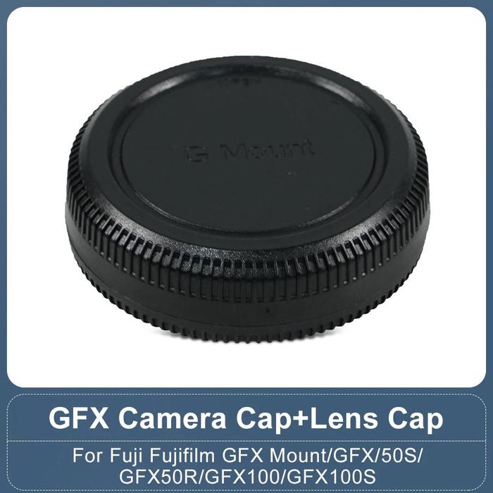 Jual Camera Front Cap Body Cap Rear Lens Cap for Fuji Fujifilm GFX