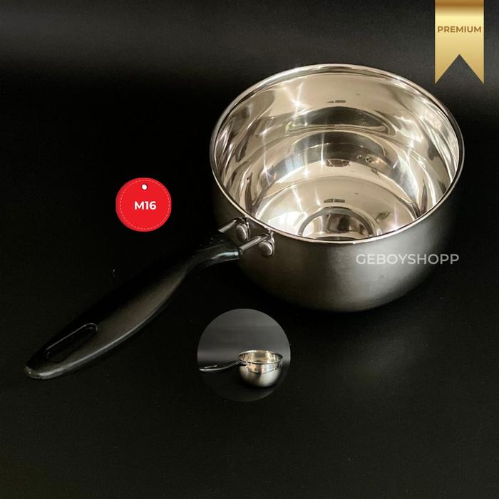 Gambar Panci Susu / Panci Rebus / Panci Sup Apple Stainless Steel - M16 dari Geboyshopp_NEW undefined Tokopedia