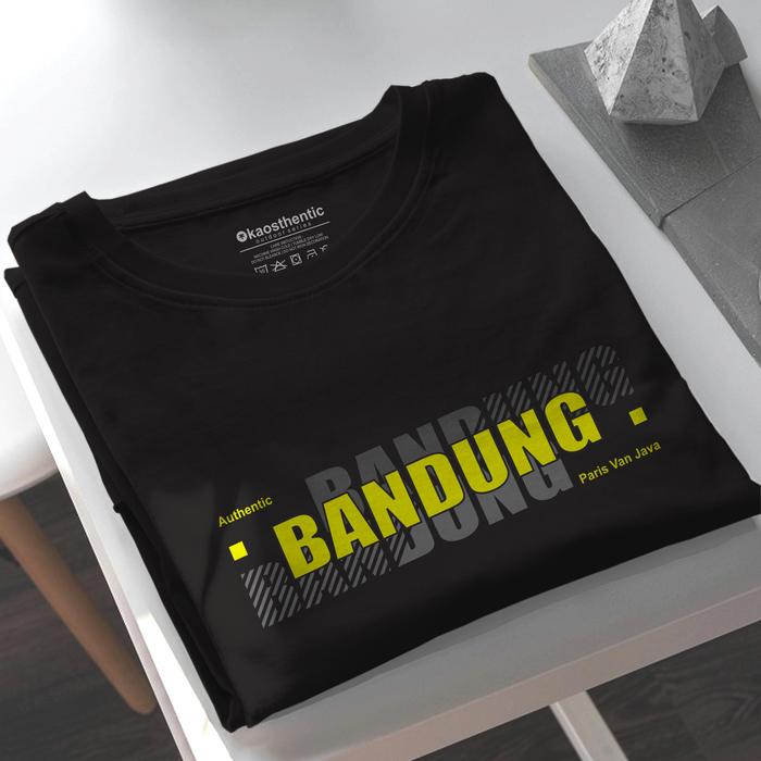Gambar Kaos Bandung - t shirt paris van java - baju distro pria wanita - Hitam, S dari Kaosthentic undefined Tokopedia