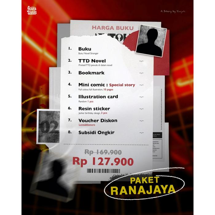 Gambar Pre Order - Buku Novel Stranger - Yanjah - Fantasious - Bumifiksi (26 Feb 2025) - RANAJAYA dari Bumi Fiksi Makassar undefined Tokopedia