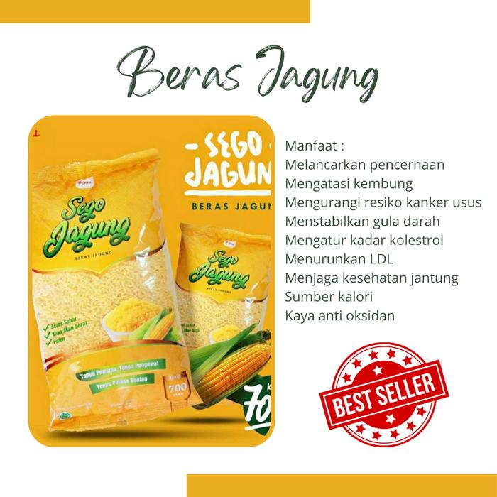 Gambar Sego Jagung / Beras Jagung / Nasi Jagung 700 gram dari Cheesy OS undefined Tokopedia