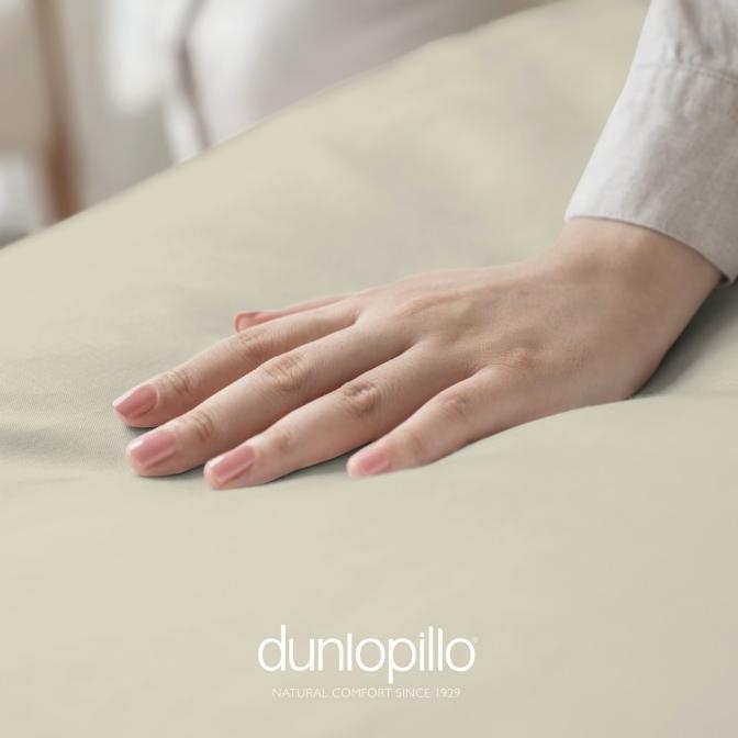 Gambar Dunlopillo TENCEL Bedsheet Fitted + Pillow Case+ Bolster Case - Light Grey, 100 x 200 dari tanzzzq undefined Tokopedia