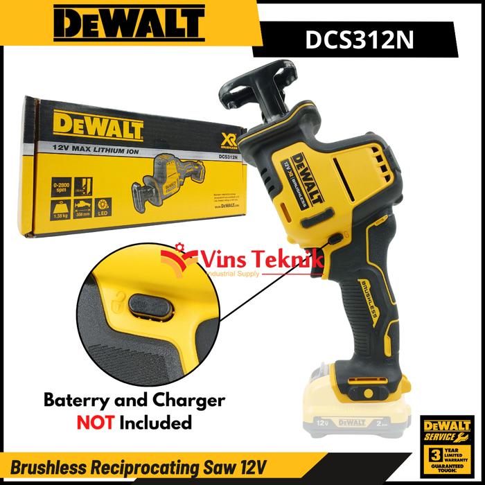 Promo DEWALT DCS312N DCS312 Mesin Gergaji Baterai Cordless