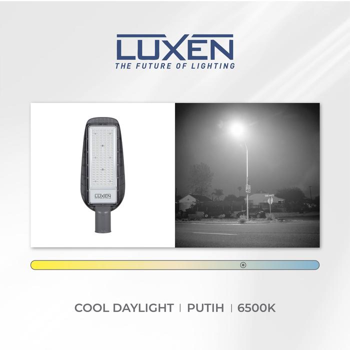 Gambar LUXEN LAMPU JALAN LED PJU GALAXY 100 Watt Cahaya Putih dan Kuning - Putih dari Luxen Indonesia_NEW undefined Tokopedia