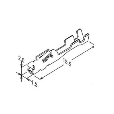 Gambar Pin Skun Head Unit Kecil untuk Soket Male 20 28 24 pin - Skun Saja dari HDDCaddy[dot]net undefined Tokopedia
