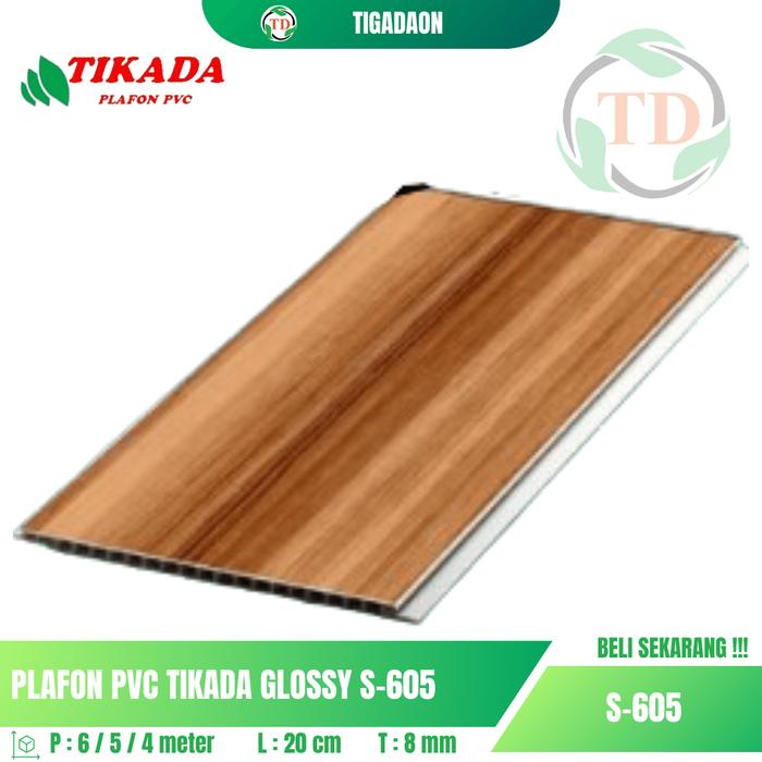 Gambar PLAFON PVC TIKADA - S-605 - GLOSSY dari tiga daon plafon bekasi undefined Tokopedia