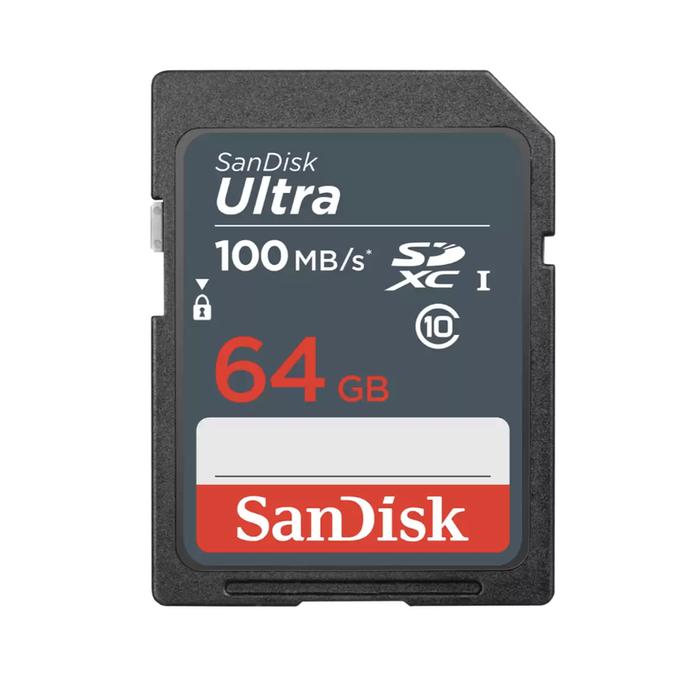 Gambar SanDisk SD Card Ultra SDHC / SDXC 100MB/s Garansi Resmi - 64GB dari Multifungsi Online undefined Tokopedia