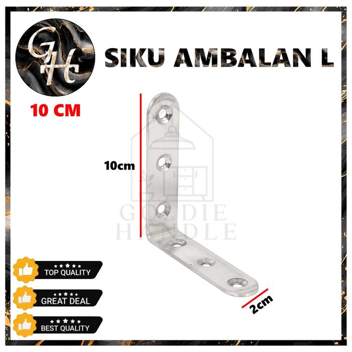 Promo Plat Siku Besi L Rak Penyangga Ambalan Siku L Lemari Rak ...