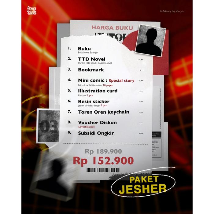 Gambar Pre Order - Buku Novel Stranger - Yanjah - Fantasious - Bumifiksi (26 Feb 2025) - JESHER dari Bumi Fiksi Makassar undefined Tokopedia