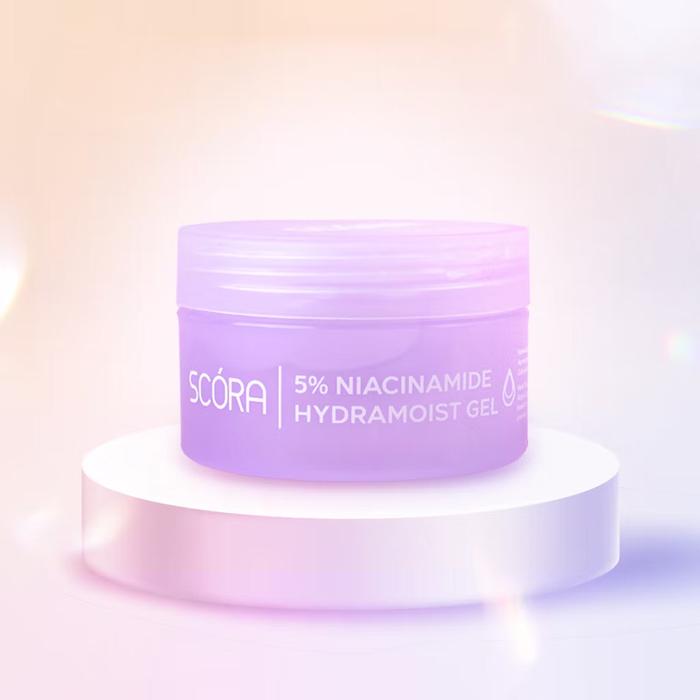 Gambar SCORA 5% Niacinamide Hydramoist Gel 45ml - Pelembab Wajah Muka - Vitamin, Ceramide, Perawatan, Acid, Hitam Hyaluronic Mencerahkan - 45ml POT dari Vita Cosmetic Bali undefined Tokopedia