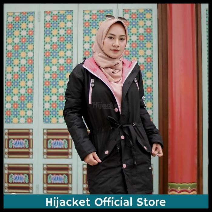 Gambar Terbaru Jaket Parka Parasut Panjang Wanita Jumbo Hijacket Original Montix Terlaris - BLACK, XL dari Sekar Sejati undefined Tokopedia