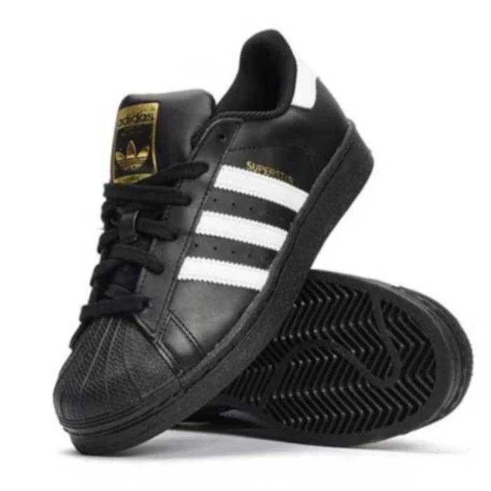 Gambar SEPATU ADIDAS SUPERSTAR CORE BLACK WHITE ORIGINAL VIETNAM BNIB - CORE BLACK WHIT, 39 dari DIKSTYLESTORE undefined Tokopedia