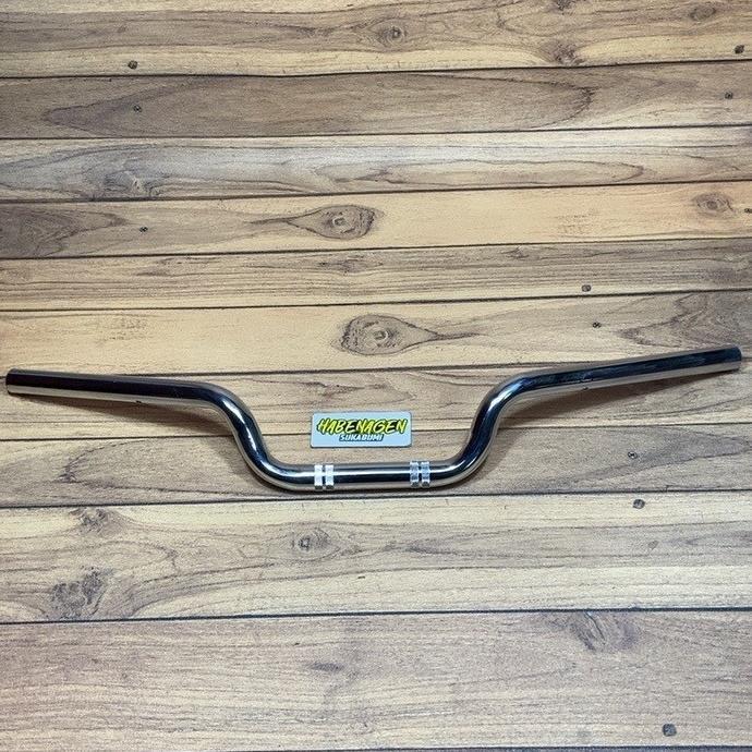 Gambar Terlaris!! stang stir setir honda cb150r CBR cb 150 r led pendek pcx v2 v 2 HITAM MIRIP ORI gl mp tiger rx king - KROM dari PROJOO ID undefined Tokopedia