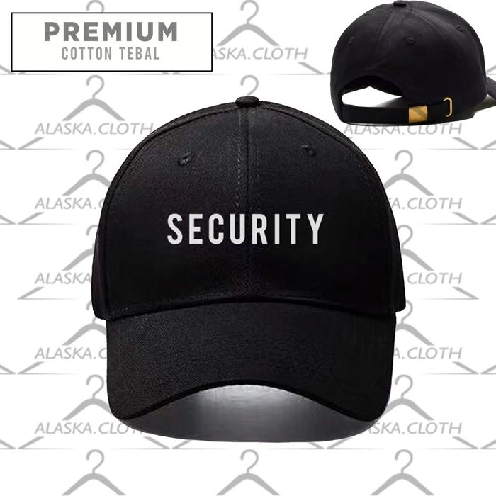 Gambar Topi Baseball Security Terbaru 2025 Bahan Cotton paling murah - SABLON dari alaska.cloth undefined Tokopedia