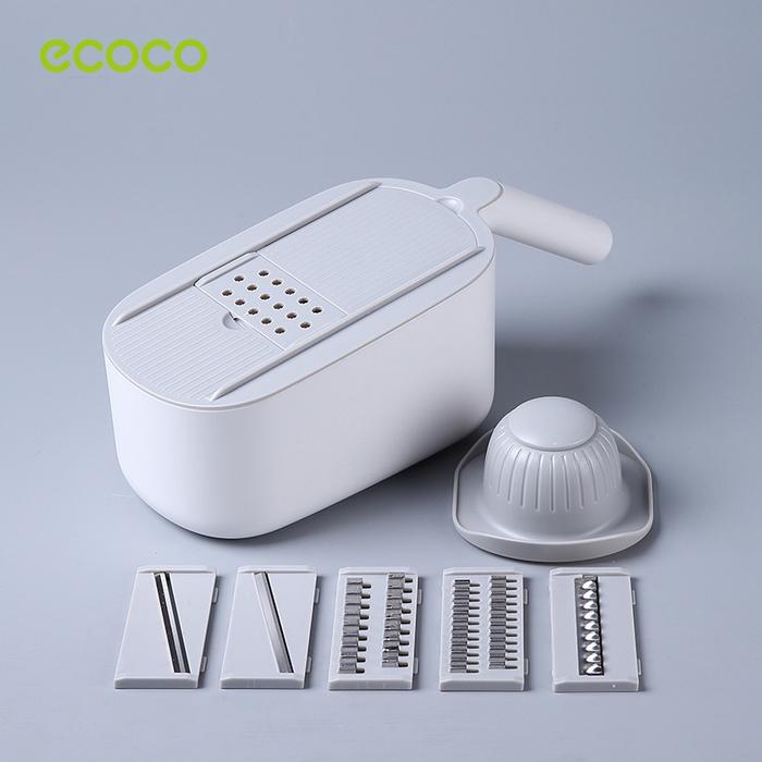 Gambar Ecoco Multifunctional Vegetable Cutter -Alat potong sayur buah all in one pemotong parutan 6in1 - Grey dari Silicook Indonesia Kota Administrasi Jakarta Barat Tokopedia