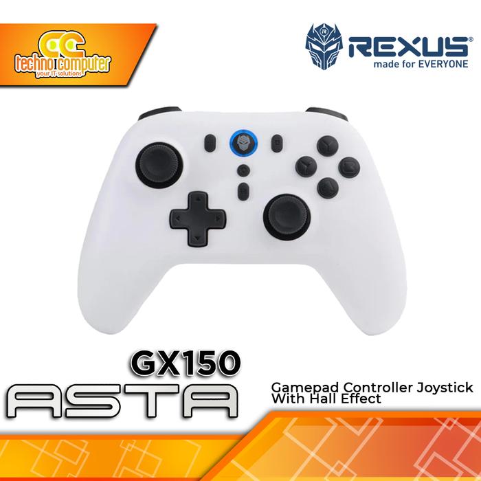 Gambar GAMEPAD REXUS ASTA GX150 Wireless Multi Platform Gamepad - Putih dari Techno Computer Bali undefined Tokopedia