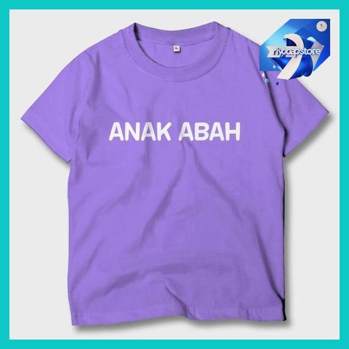Gambar Baju Kaos Anak Anies Baswedan Anak Abah Atasan Anak ABH-01 B | Kaos Anak Anies Baswedan Atasan Anak - Lilac, XS dari RIYOAPSTORE undefined Tokopedia