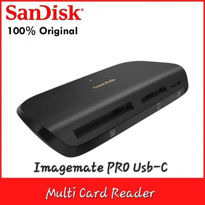 New Sandisk Multi Card Readerwriter Imagemate Pro Usb 30 Up To 500mbs  Asli