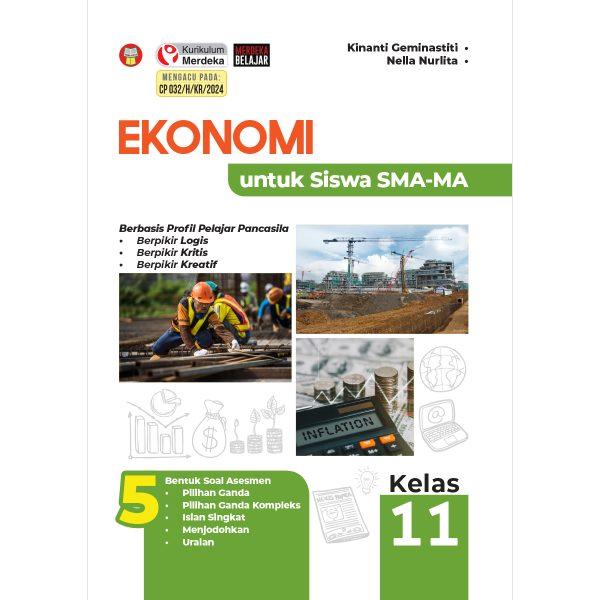 Gambar Buku Ekonomi SMA/MA Kelas 11/XI Kurikulum Merdeka -CP 2024-Kinanti dari Daftar Buku undefined Tokopedia