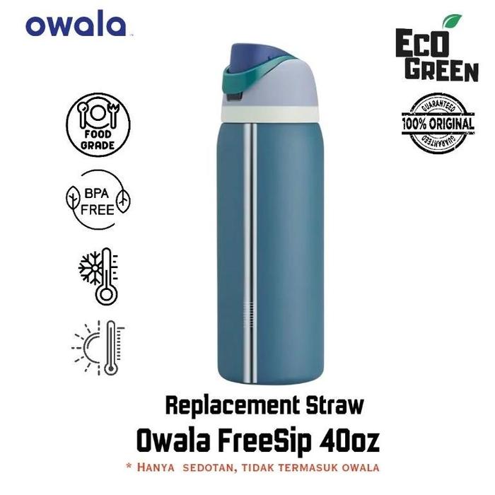 Gambar READY STOK!!! EcoGreen Sedotan Stainless Steel Untuk Owala FreeSip 16oz,24oz,32oz,40oz dan FreeSip Twist 24oz - FreeSip 40oz dari MEDIATEK ID undefined Tokopedia