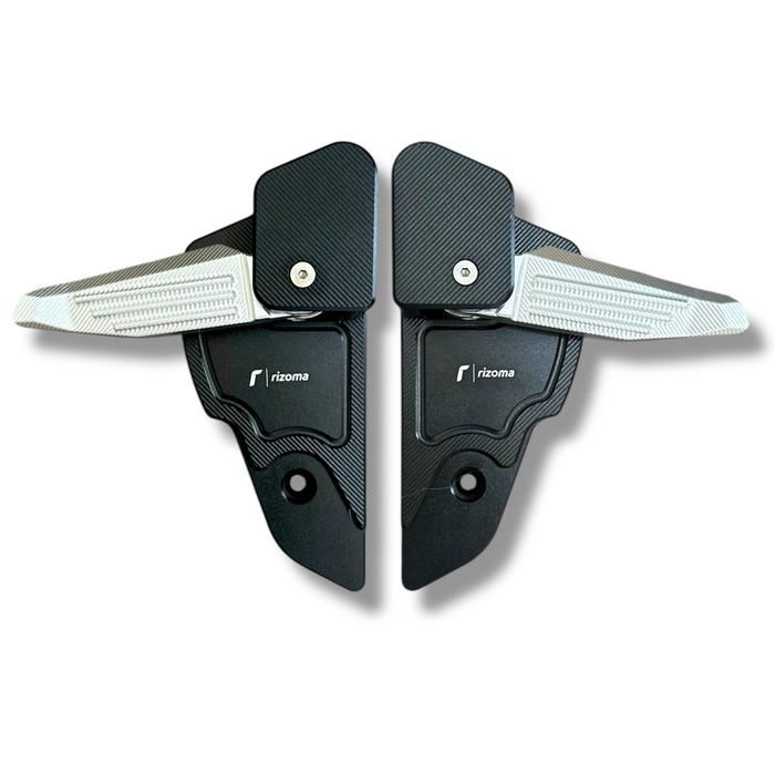 Gambar Footstep Rizoma CNC Vespa Sprint Primavera - Black Silver dari Legend Motor Shop Id undefined Tokopedia