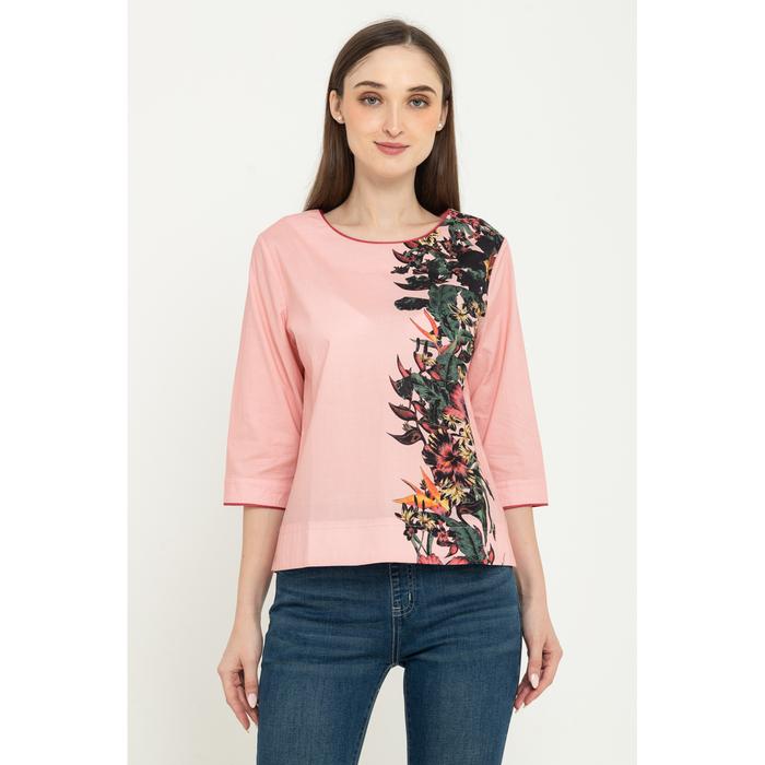 Gambar *Ready Stok* SISTER'S - Atasan Katun Y9432 (ZE) - Pink, 4L dari Sisters Fashion Group undefined Tokopedia