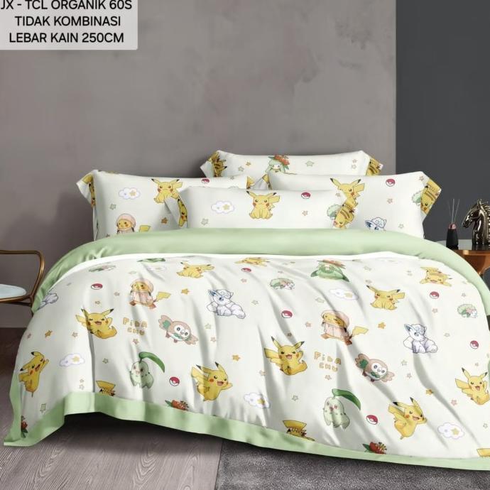 Gambar Sprei Bahan Sutra Tensel 60s 90x200 100x200 120x200 160x200 180x200 200x200 Motif Anak 1 All Size gratis ongkir - 100x200, 25 dari Home Harmoneyy undefined Tokopedia