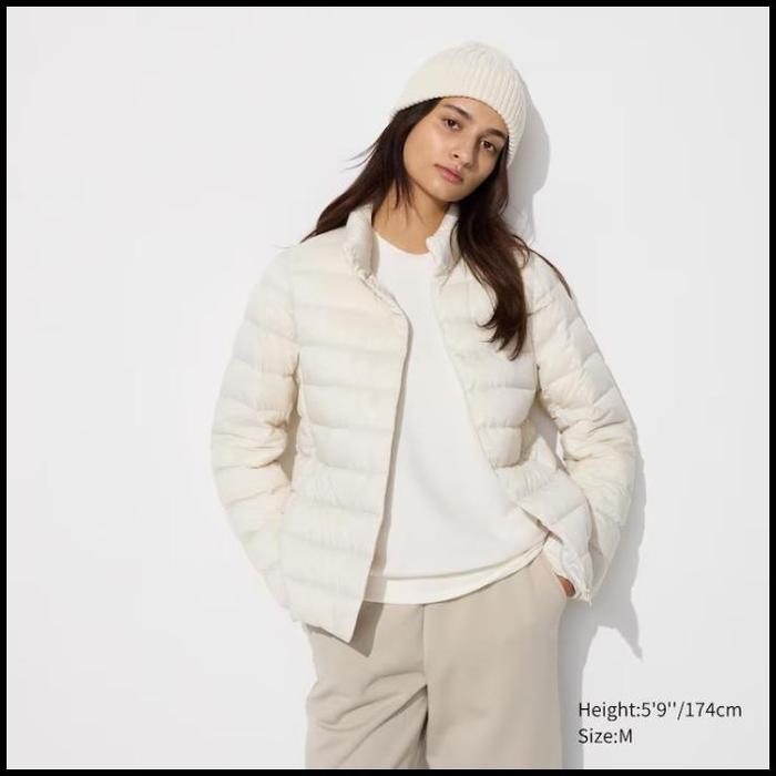 Gambar Ready Jaket Wanita Uniqlo Ultra Light Down Jacket Kerah 409112 Putih White Best Seller - L dari Sekar Sejati undefined Tokopedia