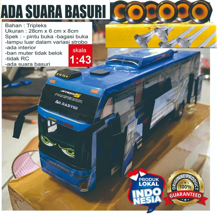 Gambar Miniatur Bis Berkah Bersaudara Basuri JB5 dari Miniatur Bis Banjarnegara undefined Tokopedia