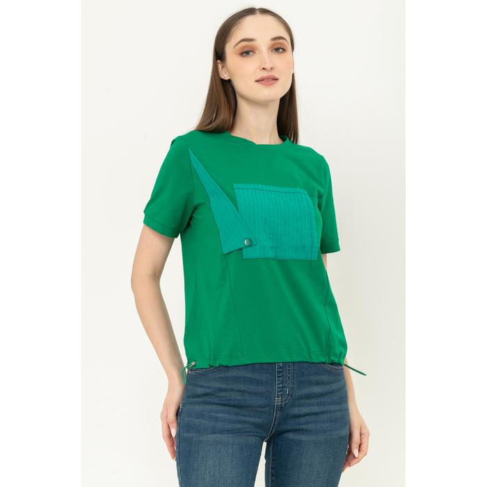 Gambar *Ready Stok* SISTER'S - Atasan Kaos 7505 (CAP) - Hijau, M dari Sisters Fashion Group undefined Tokopedia