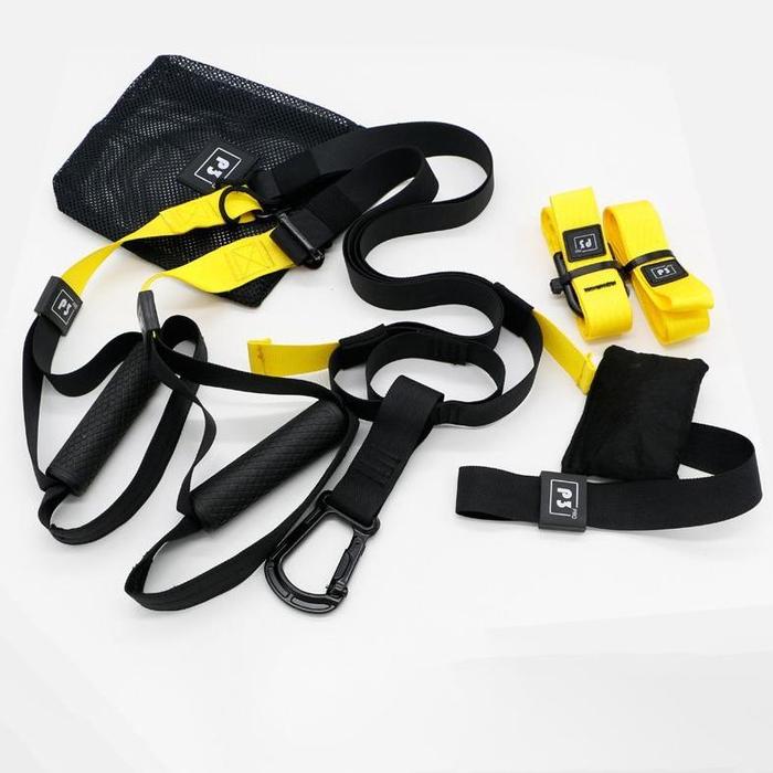 Gambar Tali TRX Tali Stretching Yoga Suspension Training Strap Pro Tali Fitness Suspension Trainer P3 - 1Set-Kuning dari CV_GRIPTHA PERSADA undefined Tokopedia