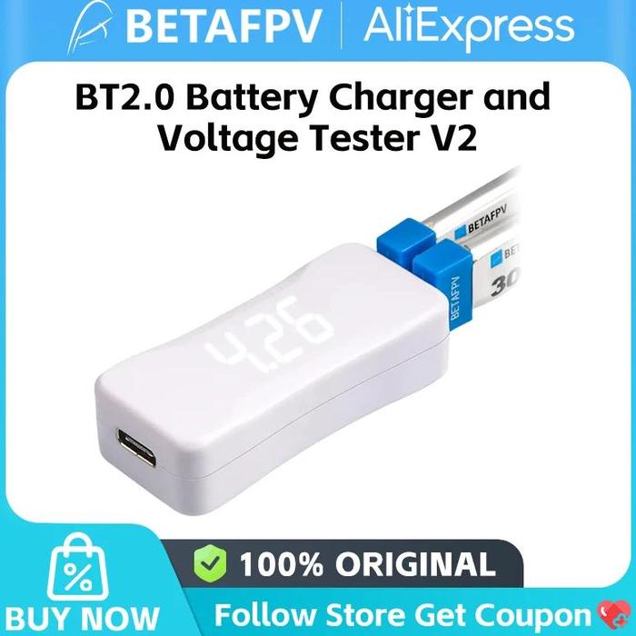 Jual BETAFPV Battery Charger and Voltage Tester V2 Input: 5V
