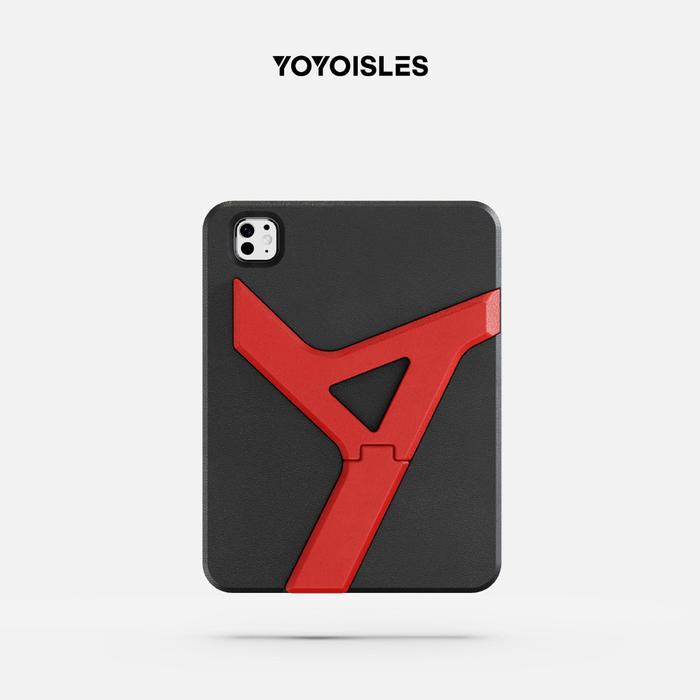Gambar Dux Ducis Case Compatible for iPad Air 7 M3 | iPad Air 6 M2 gen 7th | iPad Air 11 2025 & 2024 | iPad Air 5 | iPad Air 4 - Air Run Series Cover Casing - Black Red, iPad Air 11 '24 dari Gojali.id Kota Administrasi Jakarta Utara Tokopedia