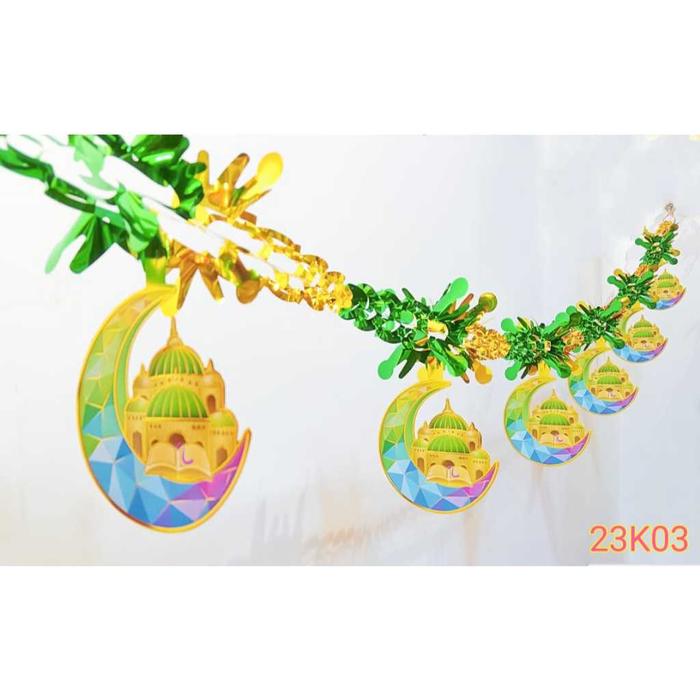 Gambar Dekorasi Slinger Garland Hiasan Tarik Ramadhan Idul Fitri - SABIT MSJID KTB dari Jaspart undefined Tokopedia