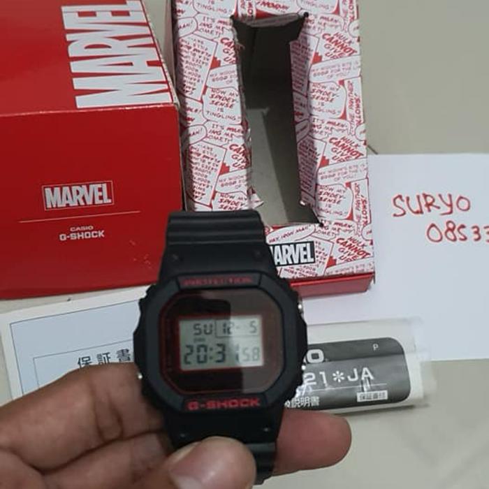 Marvel Dw5600vt ディズニーストア限定 MARVEL コラボGSHOCK メルカリ